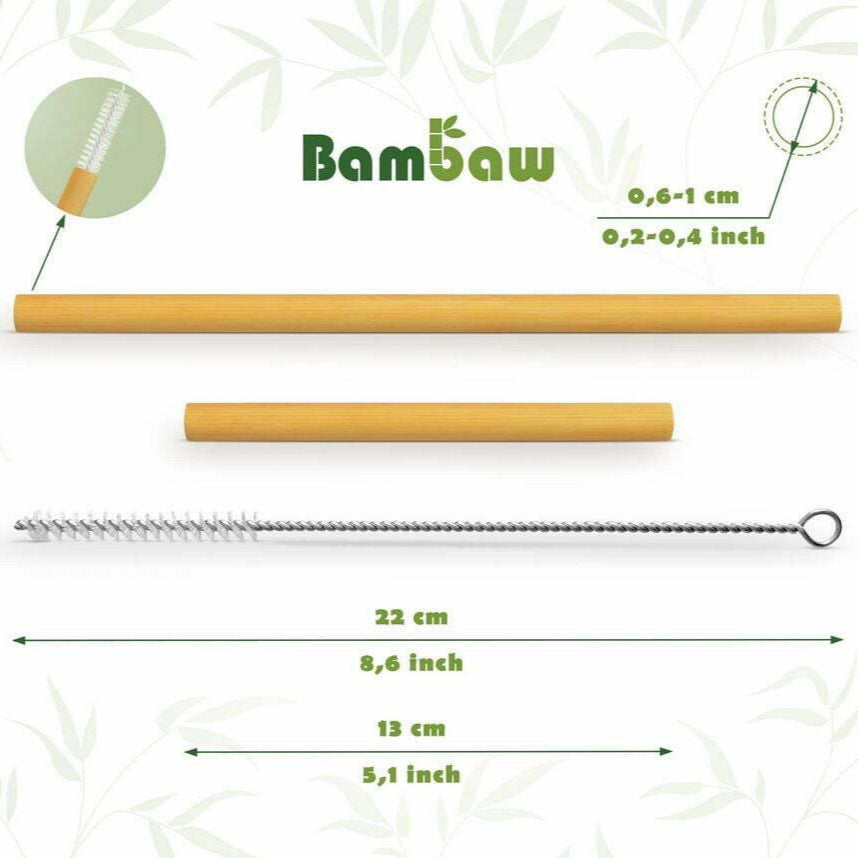 cannucce naturali in bamboo