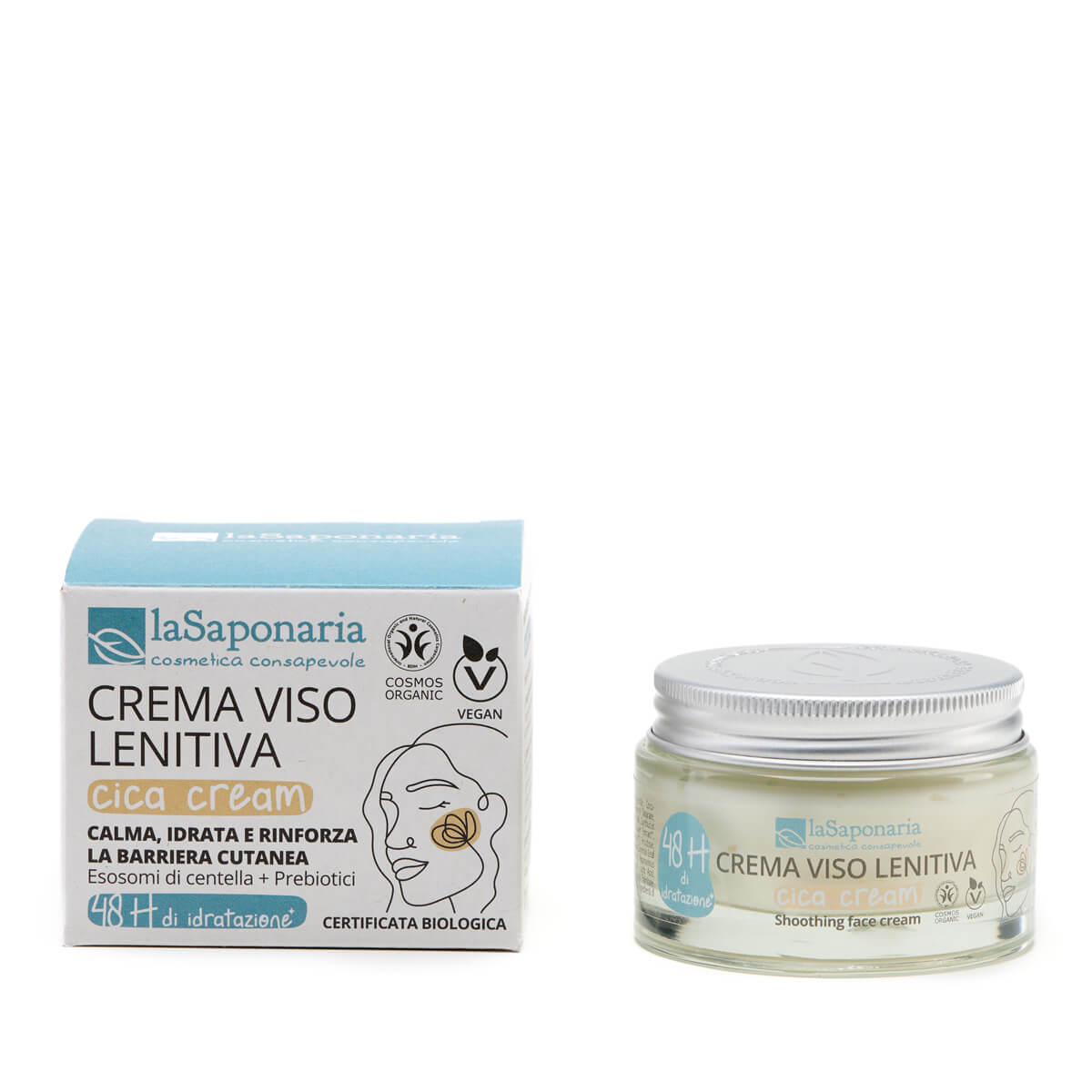 Crema viso lenitiva cica cream LA SAPONARIA
