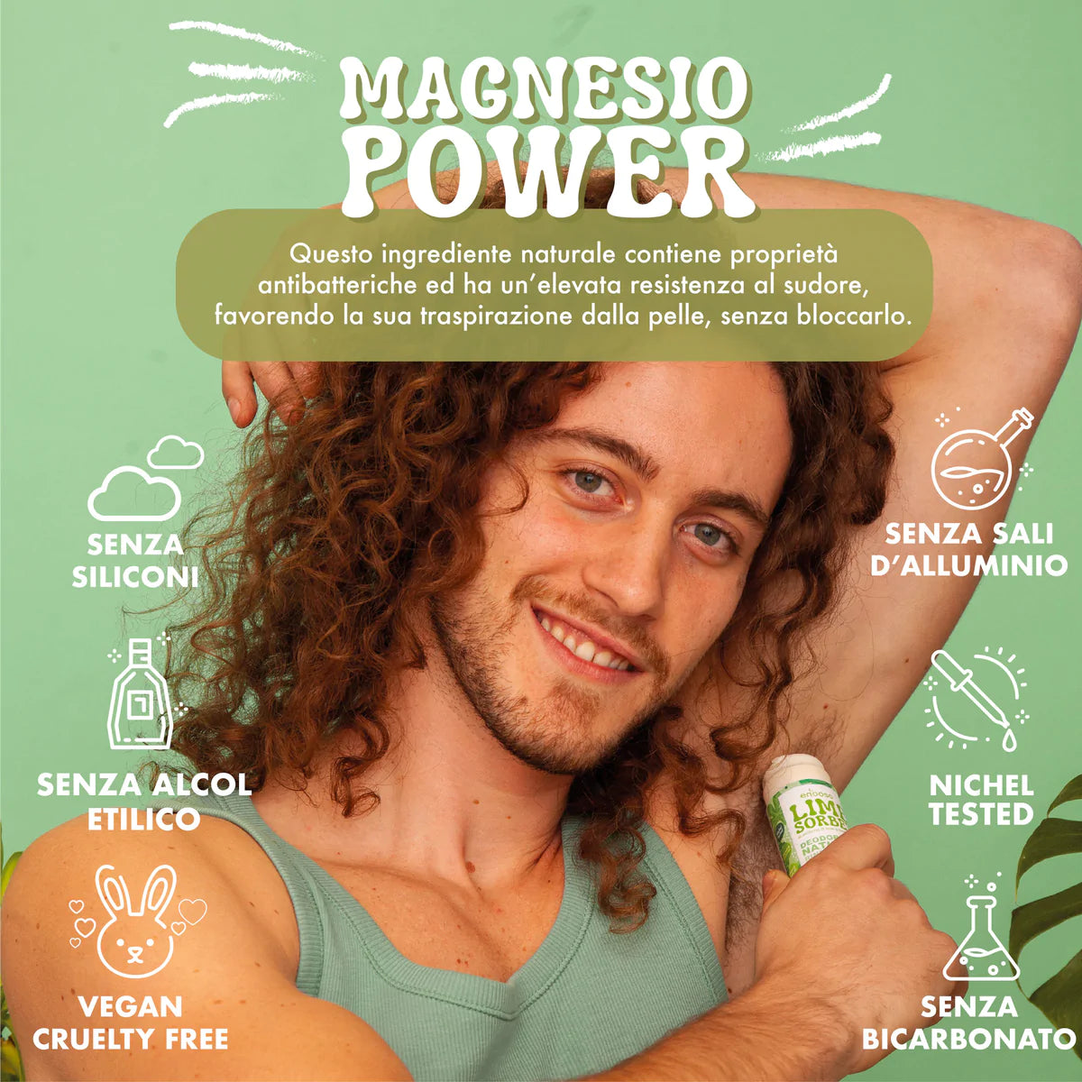 Deodorante Solido Lime Sorbet ENOOSO