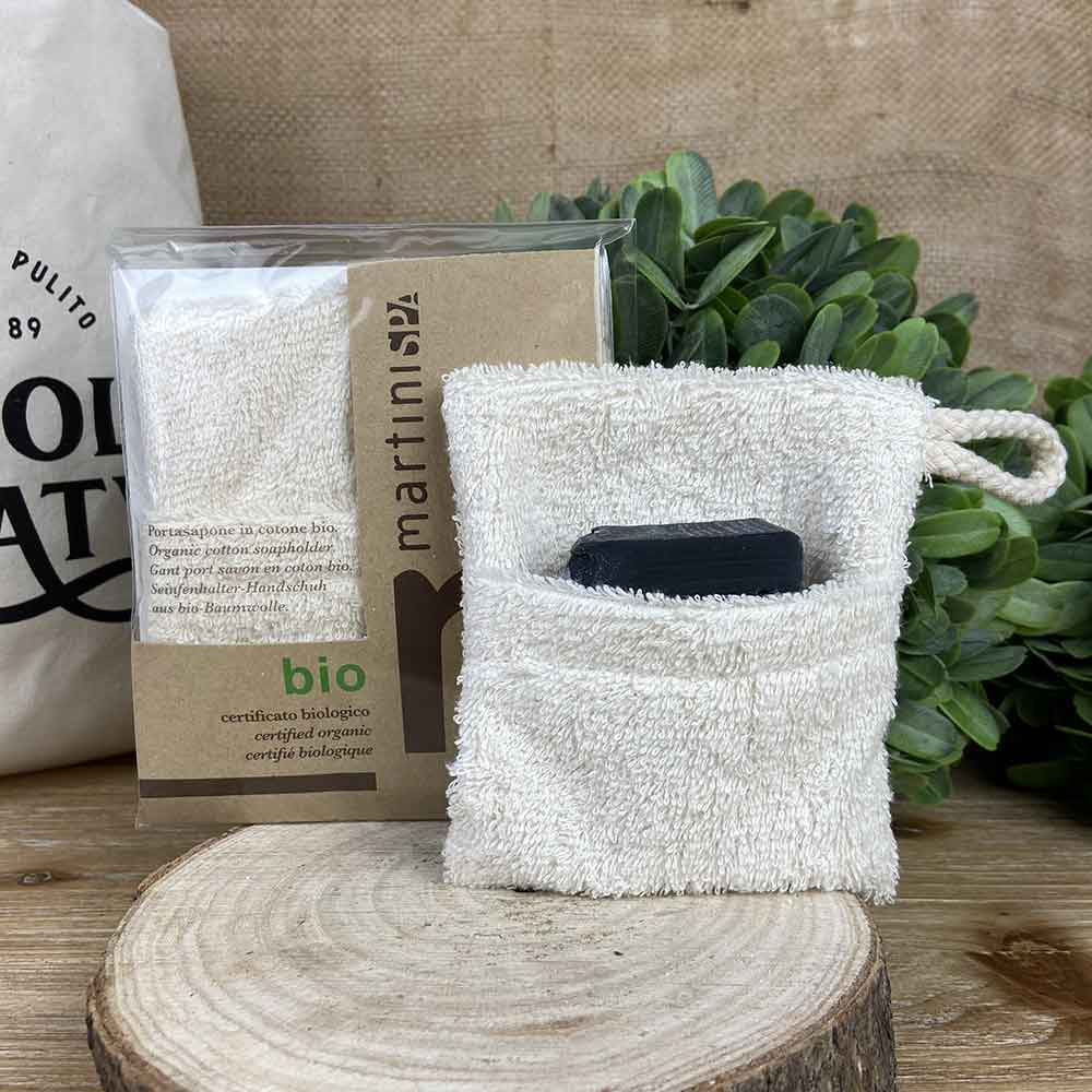 Guanto porta sapone cotone MARTINI