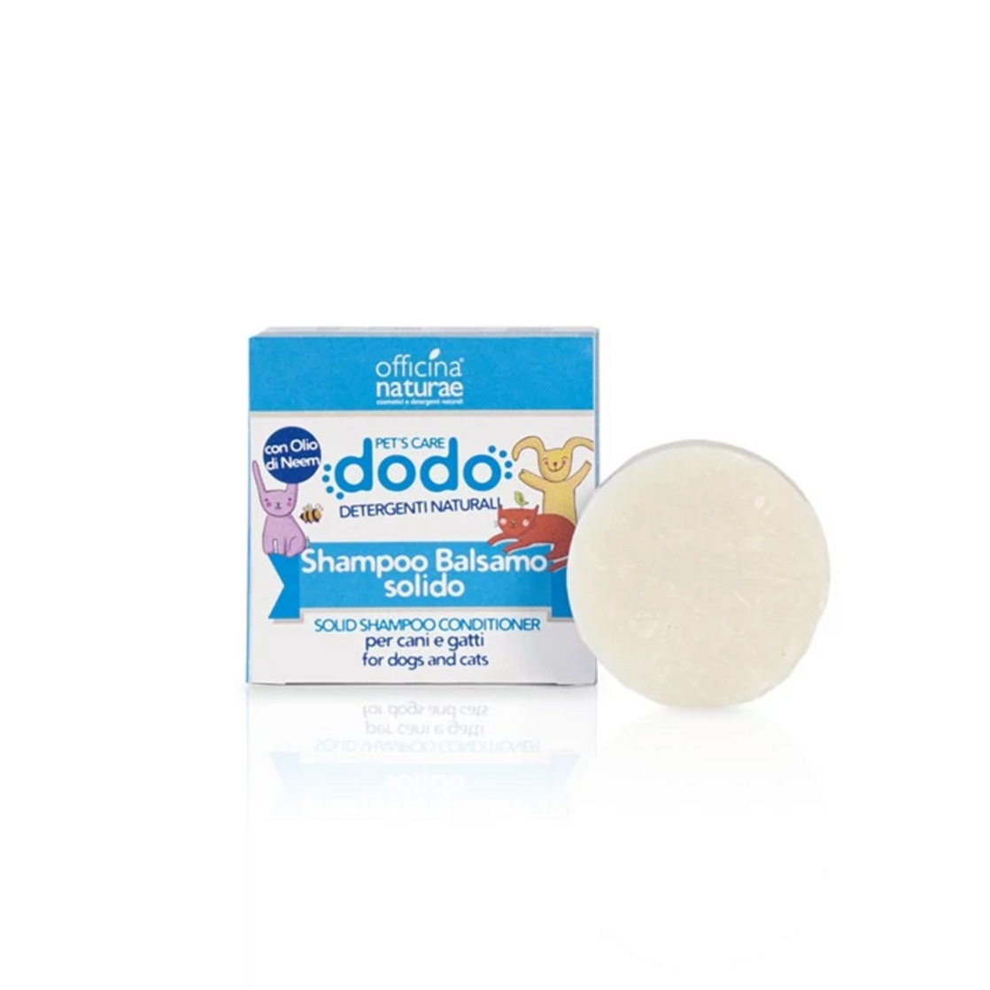 Shampoo balsamo solido cani gatti OFFICINA NATURAE