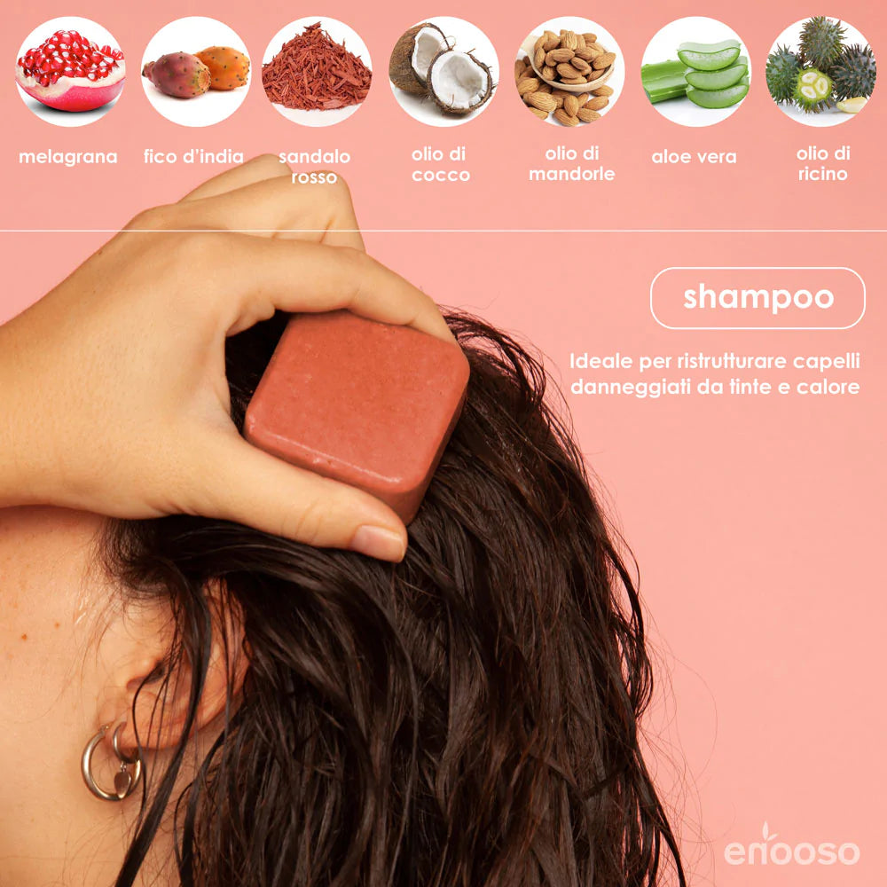Shampoo Solido Ristrutturante ENOOSO