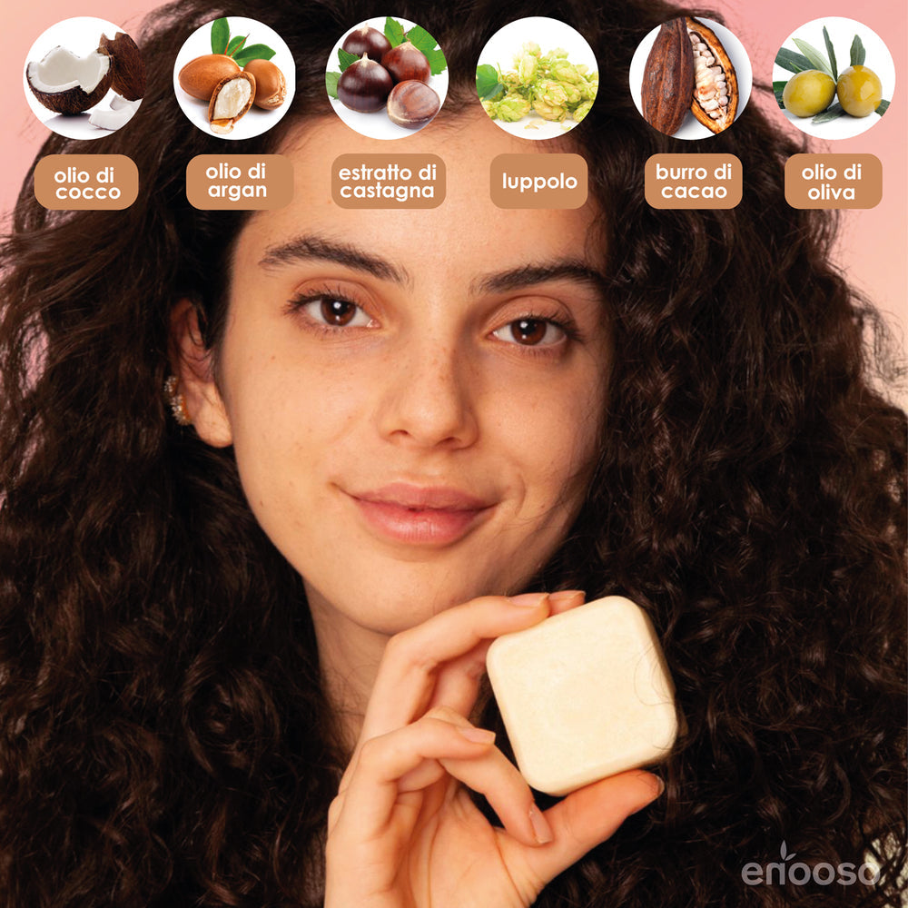 Shampoo Solido Anticrespo ENOOSO