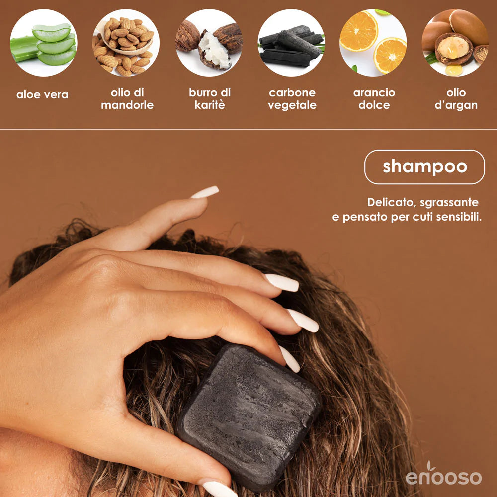 Shampoo Solido Purificante ENOOSO