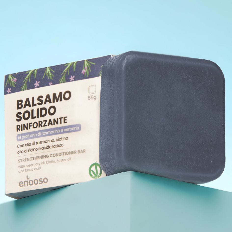 balsamo solido rinforzante con biotina e rosmarino enooso