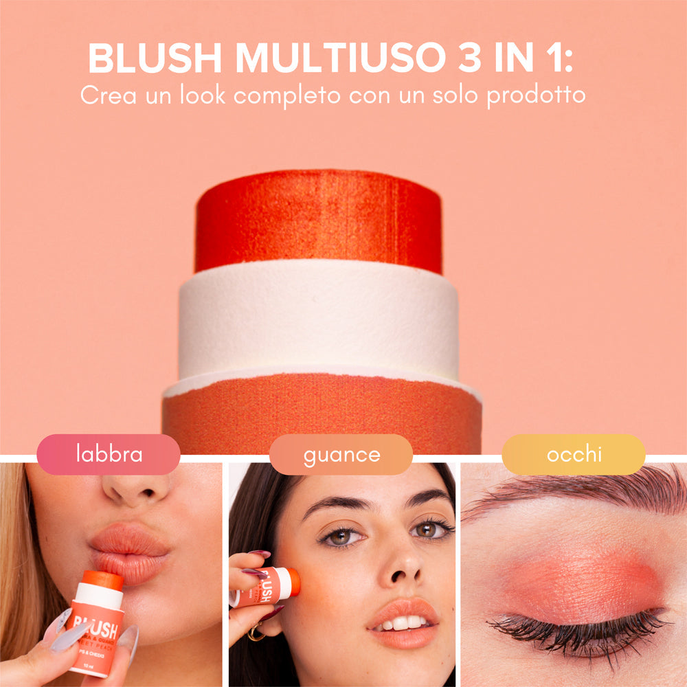blush solido sweet peach ENOOSO