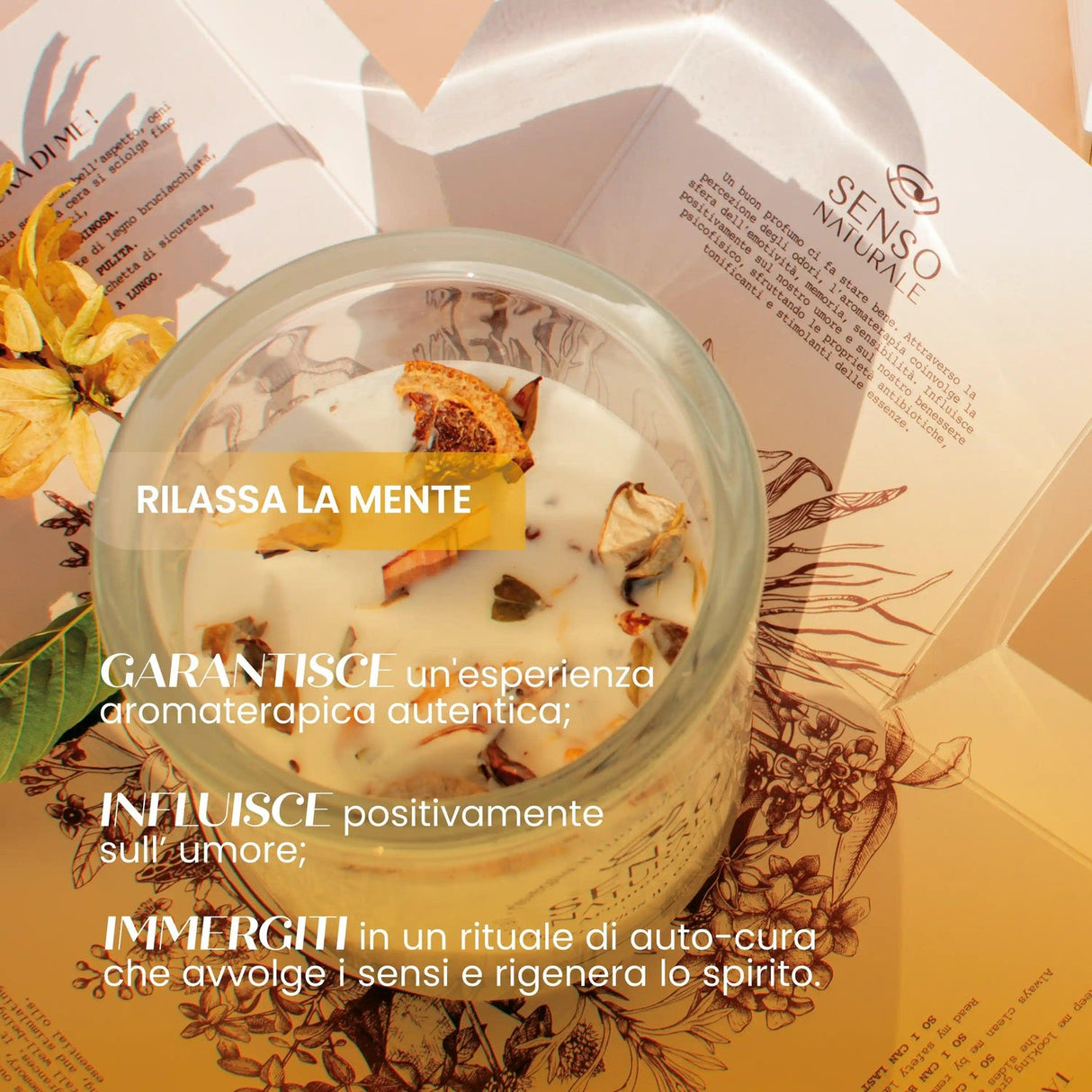 Candela naturale Nirvana SENSO NATURALE