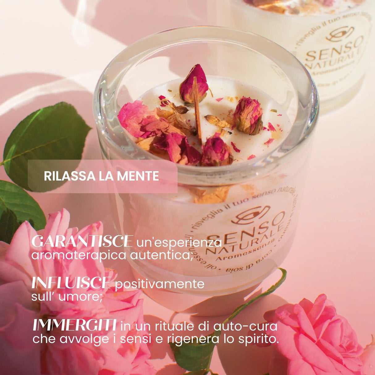 Candela naturale Armonia SENSO NATURALE