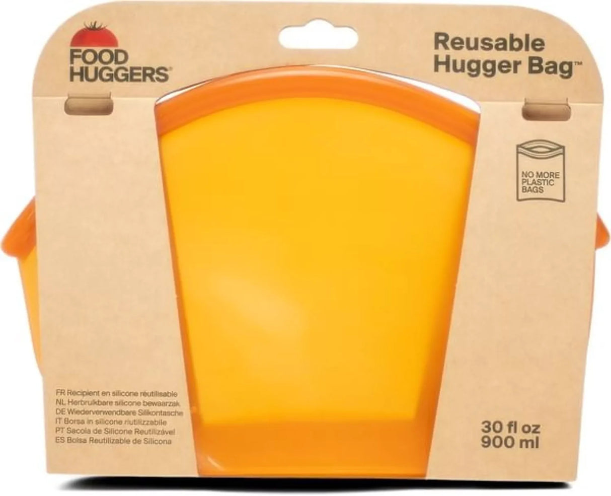 contenitore in silicone 900 ml arancio FOOD HUGGERS