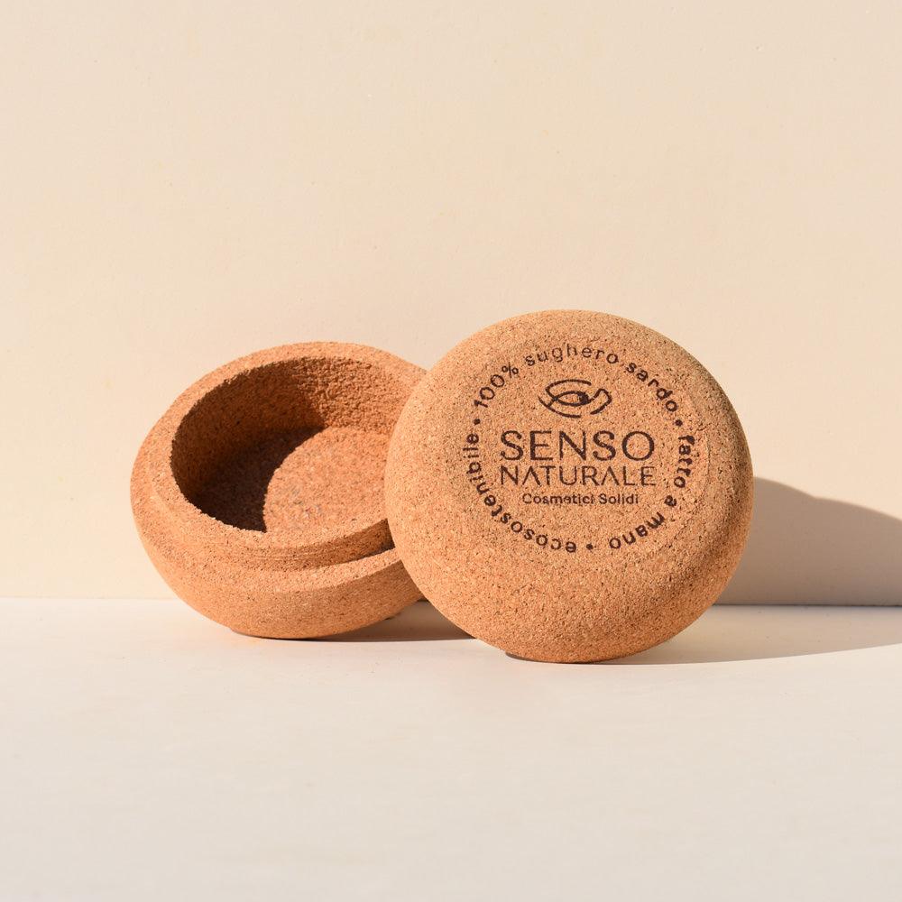 Contenitore rotondo in sughero SENSO NATURALE