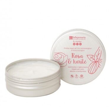 Crema mani Rosa Karitè LA SAPONARIA