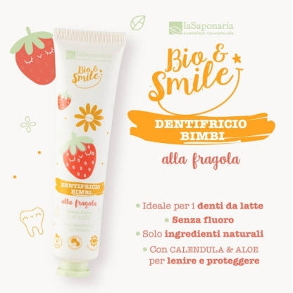 Dentifricio Bimbi alla Fragola LA SAPONARIA
