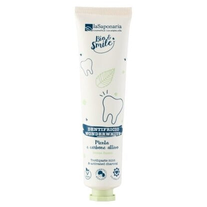Dentifricio WonderWhite Menta Carbone LA SAPONARIA