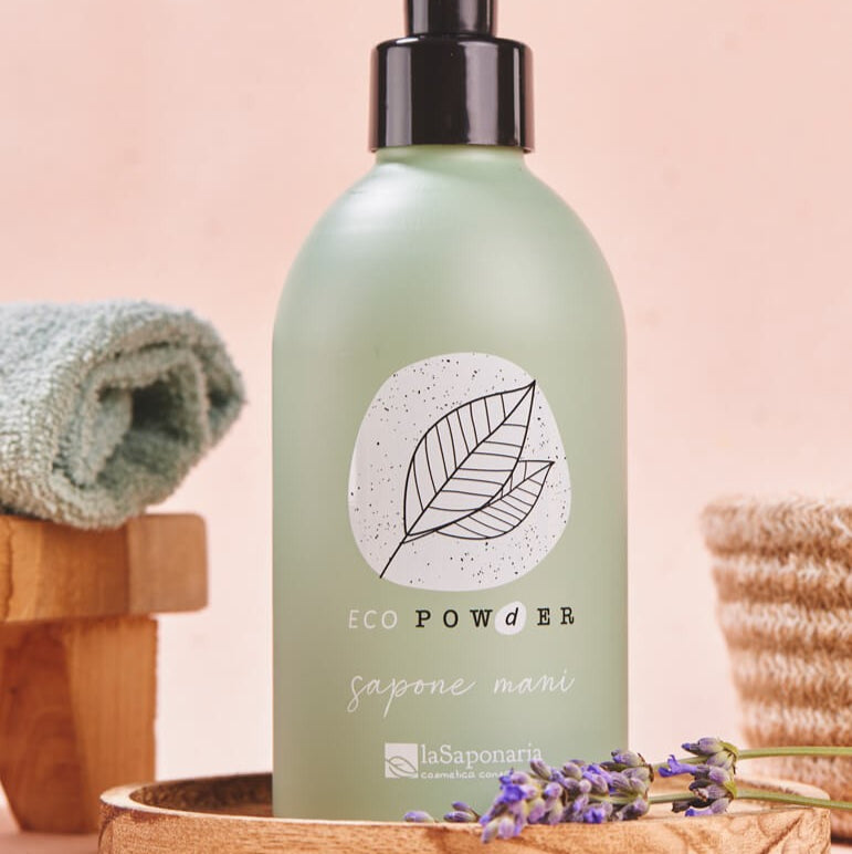 Dispenser eco sapone mani alluminio LA SAPONARIA