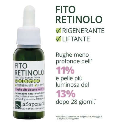 Fitoretinolo bio siero viso LA SAPONARIA