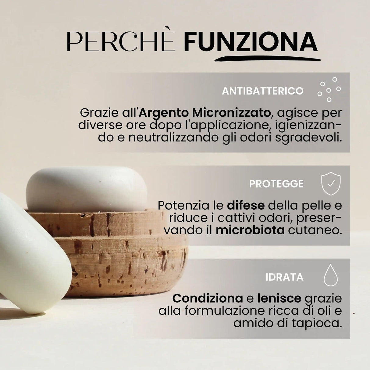 Deodorante solido Total Control+ SENSO NATURALE