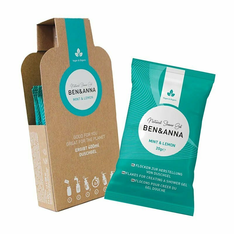 Mint&Lemon gel doccia in fiocchi da sciogliere BEN & ANNA