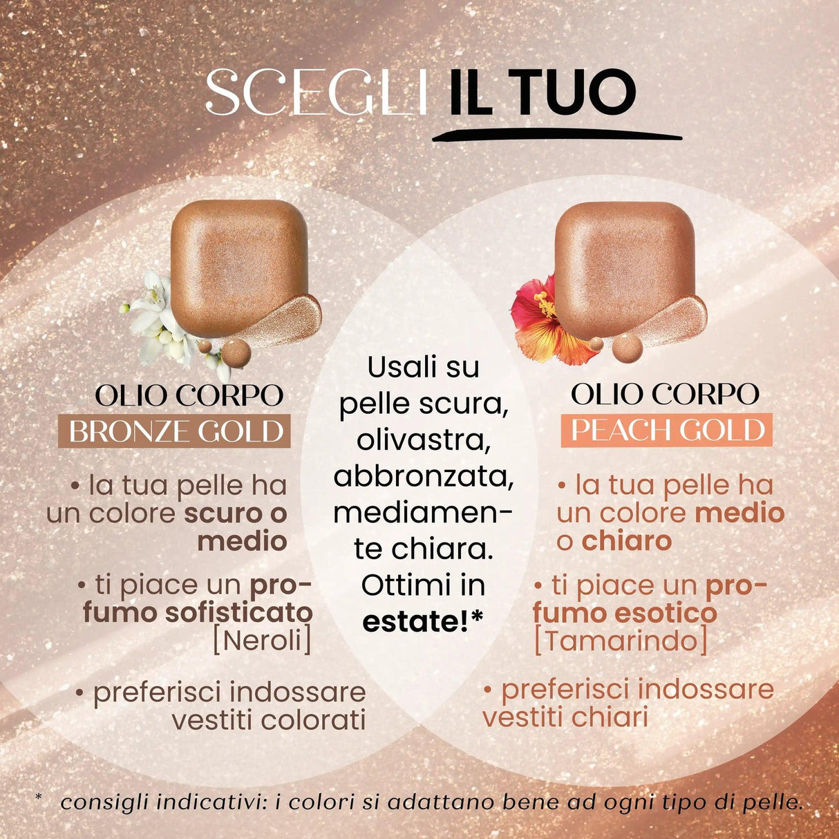 Olio corpo solido Bronze SENSO NATURALE