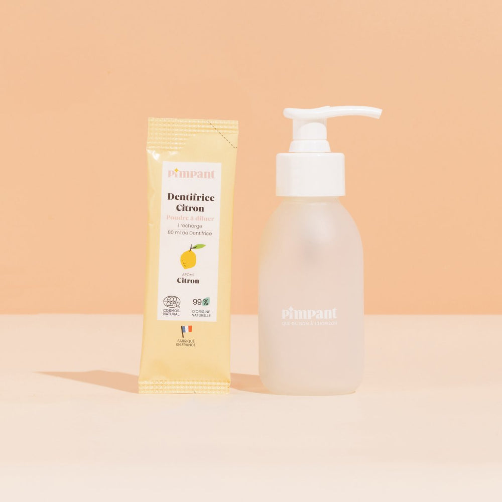 Kit dentifricio limone con fluoro solubile PIMPANT