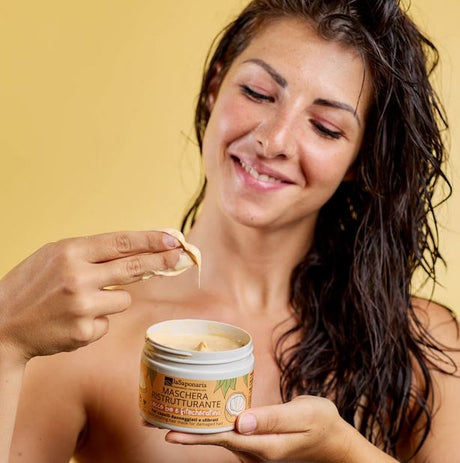 maschera capelli ristrutturante LA SAPONARIA