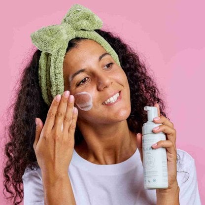 Mousse detergente viso mirtilla LA SAPONARIA