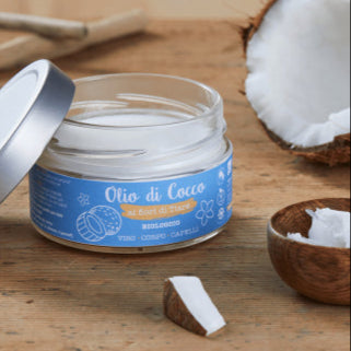 Olio di cocco ai fiori di Tiarè bio LA SAPONARIA