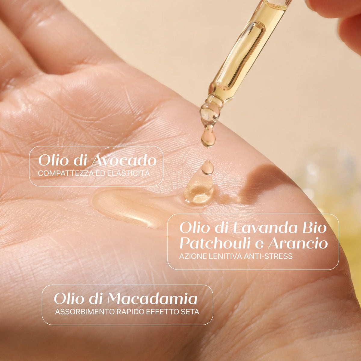 Olio siero secco alla Lavanda viso, corpo e capelli SENSO NATURALE