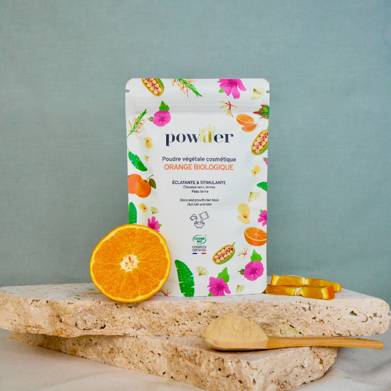 Maschera capelli in polvere all'arancia POWDER