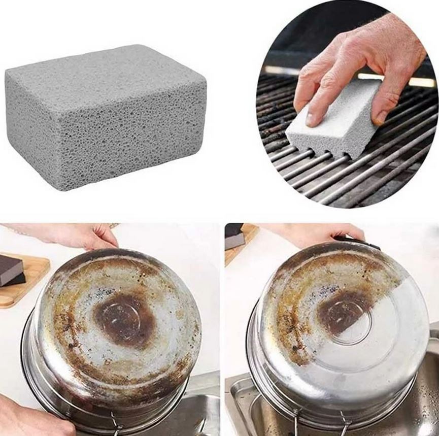 Pietra pomice per pulizie per rimuovere grasso e calcare