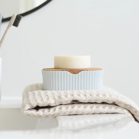 Porta sapone solido 2 in 1 grigio