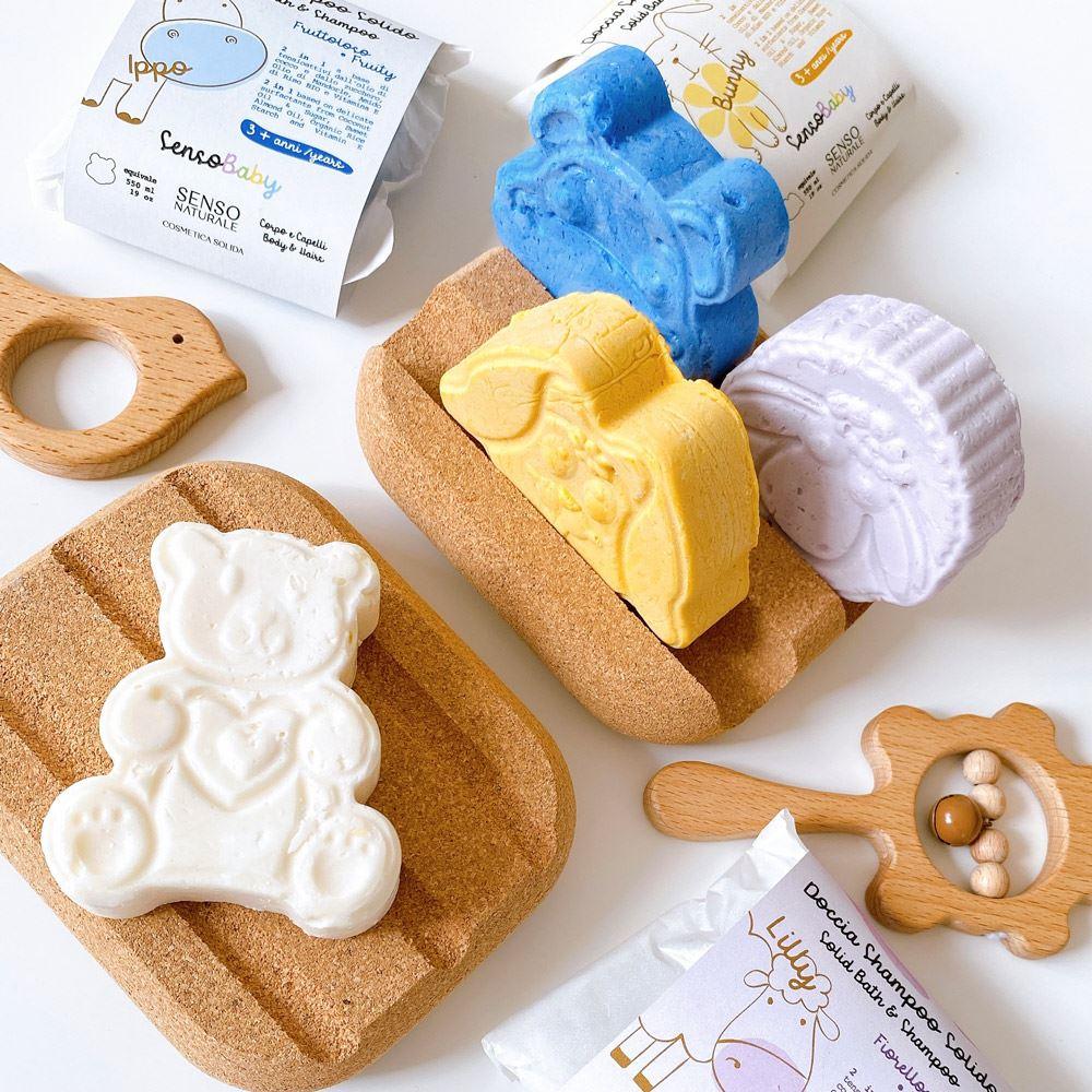 Porta sapone in sughero SENSO NATURALE