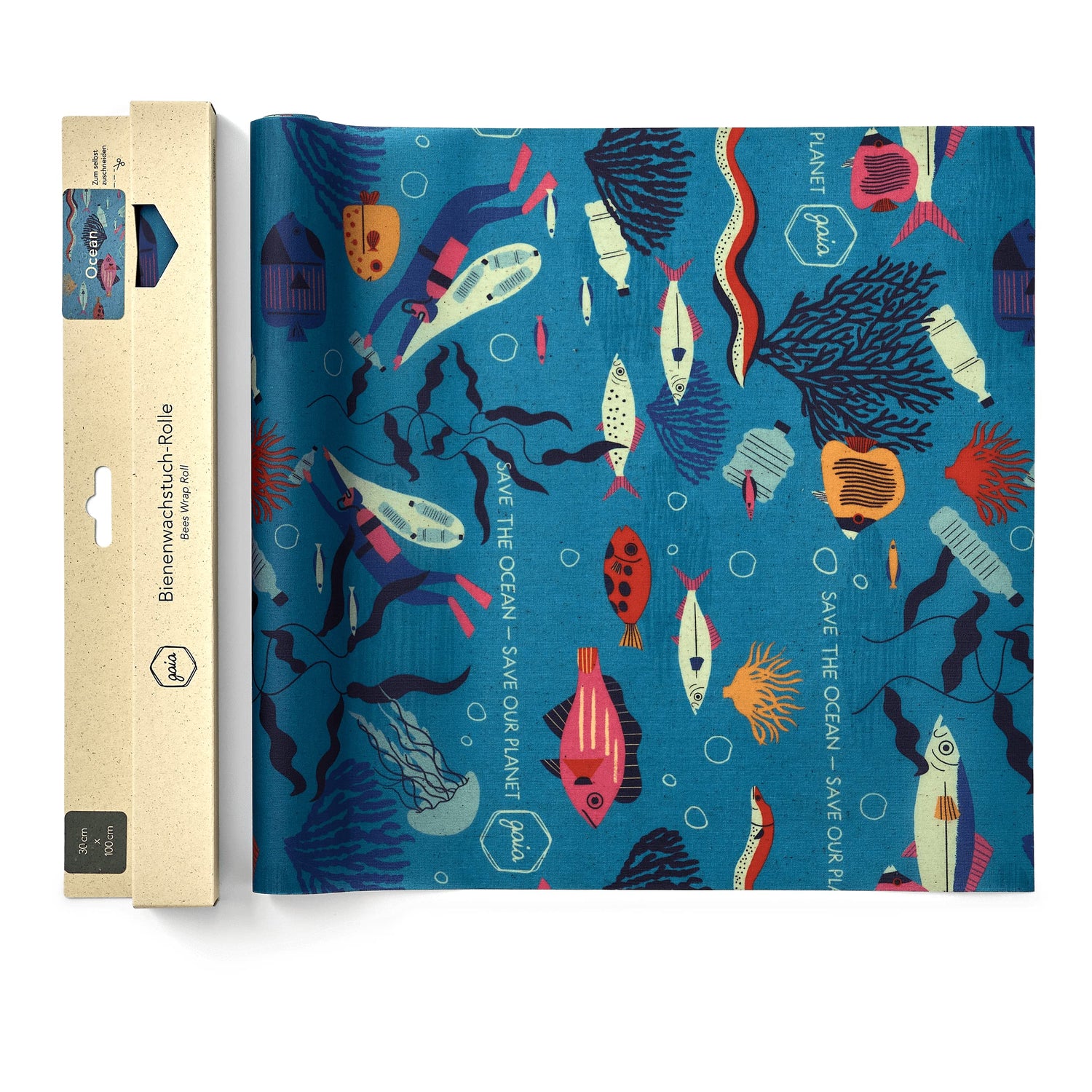 Pellicola cera d'api rotolo Oceano GAIA STORE