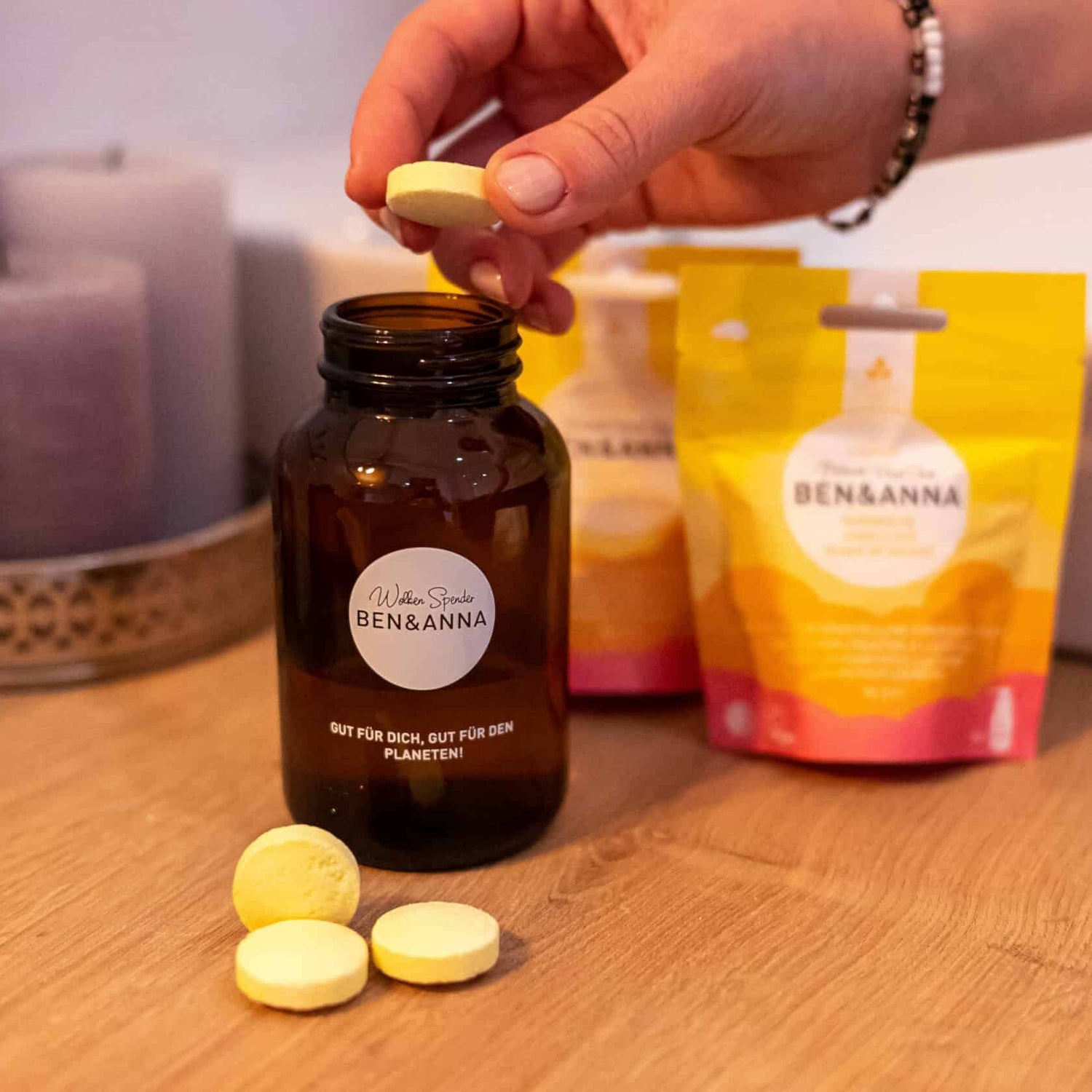 Dispenser per mousse mani BEN & ANNA