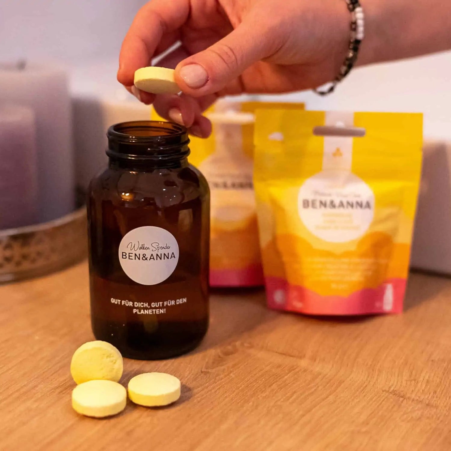 Sunrise detergente mani in pastiglie BEN & ANNA