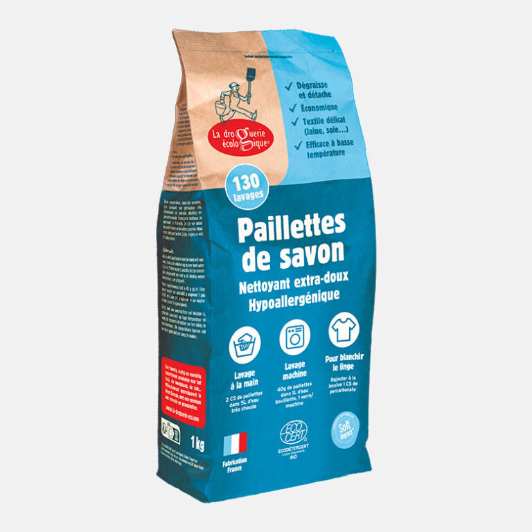 Scaglie di sapone vegetale 1 Kg LA DROGUERIE ECOLOGIQUE