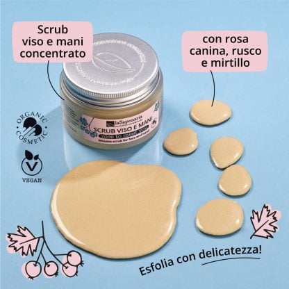 Scrub nice to meet you viso mani LA SAPONARIA