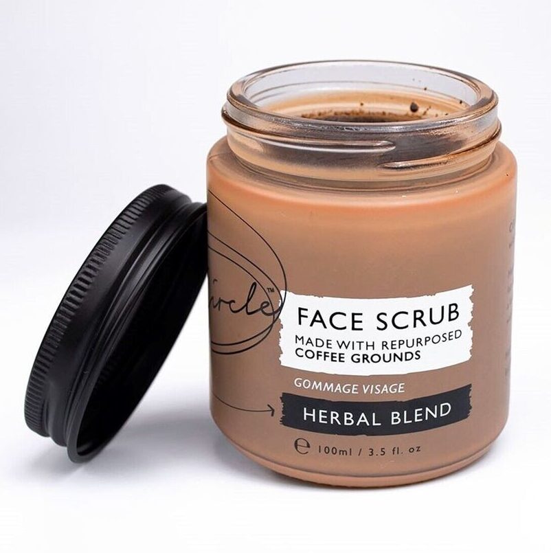 scrub viso caffè erbe UPCIRCLE