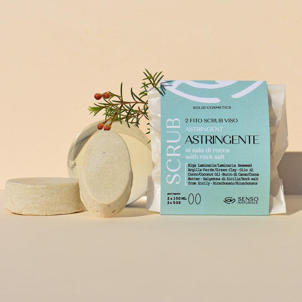 Scrub viso solido purificante SENSO NATURALE