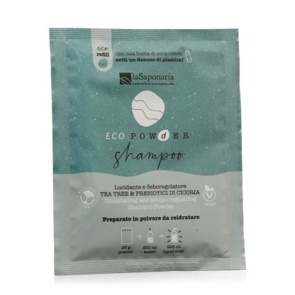 Shampoo seboregolatore tea tree + prebiotici solubile LA SAPONARIA