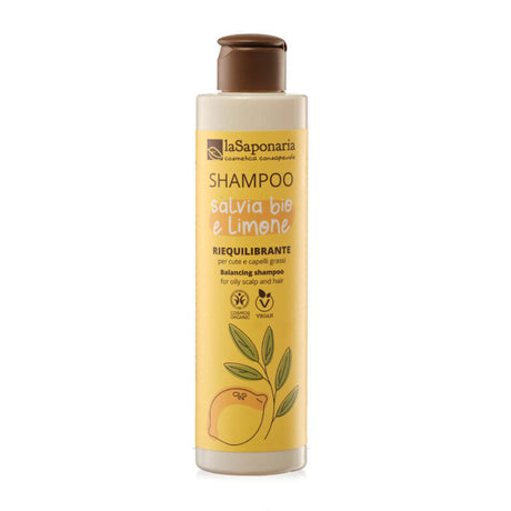 bio shampoo salvia e limone LA SAPONARIA