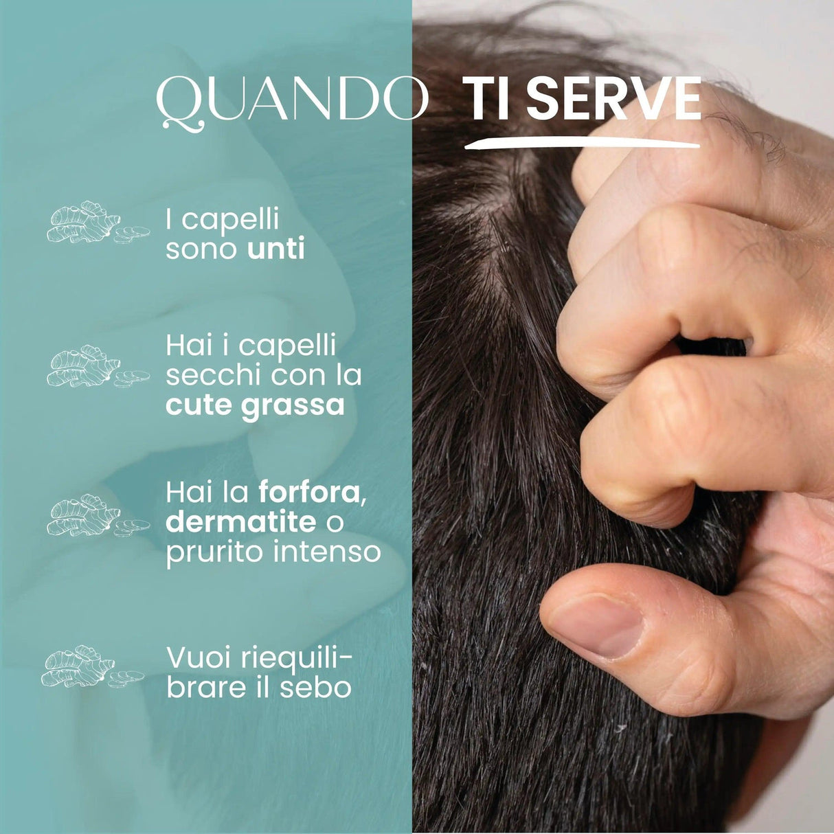 Shampoo balsamo solido detox antiforfora SENSO NATURALE