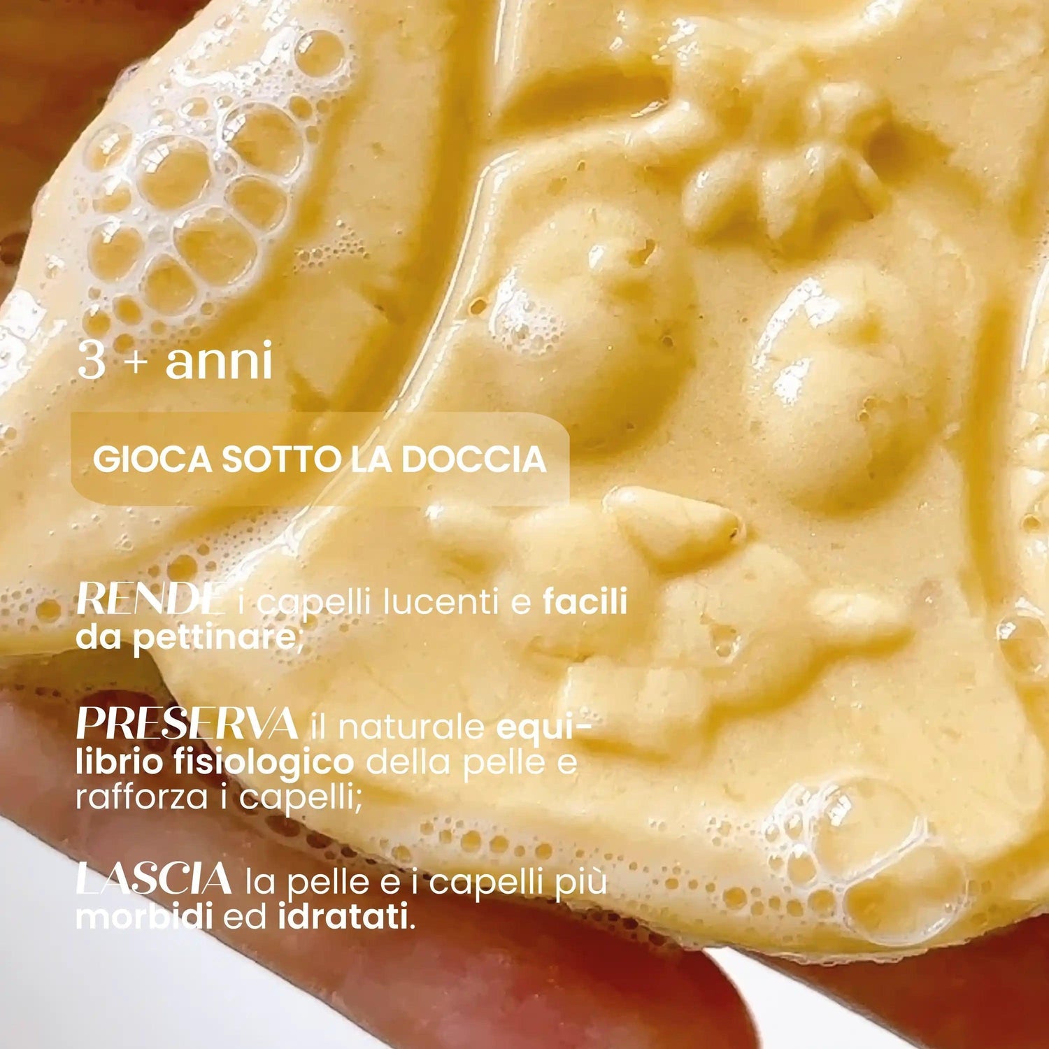 Doccia shampoo solido bimbi "Bunny" SENSO NATURALE