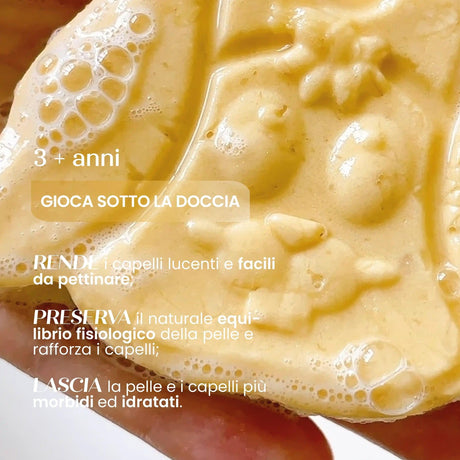 Doccia shampoo solido bimbi "Bunny" SENSO NATURALE