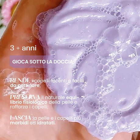 Doccia shampoo solido bimbi "Lilly" SENSO NATURALE