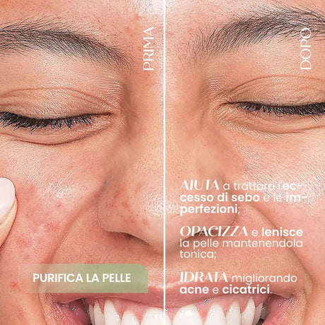 Crema viso solida astringente purificante SENSO NATURALE