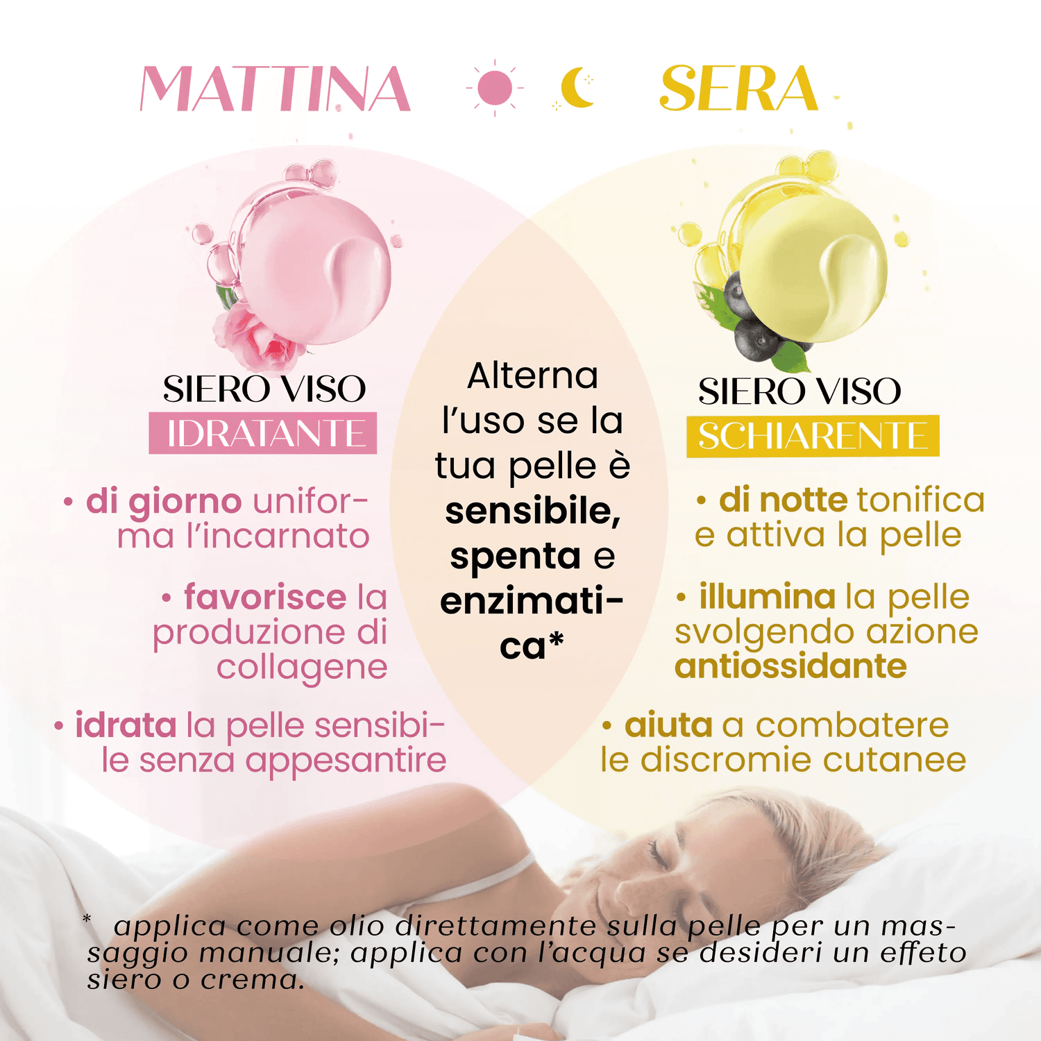 Crema viso solida illuminante schiarente SENSO NATURALE