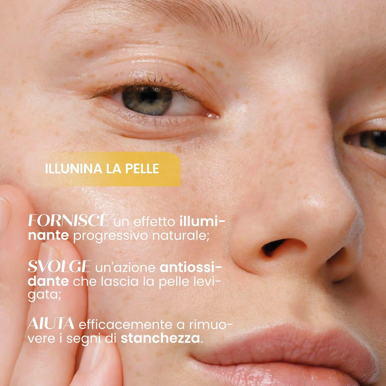 Crema viso solida illuminante schiarente SENSO NATURALE