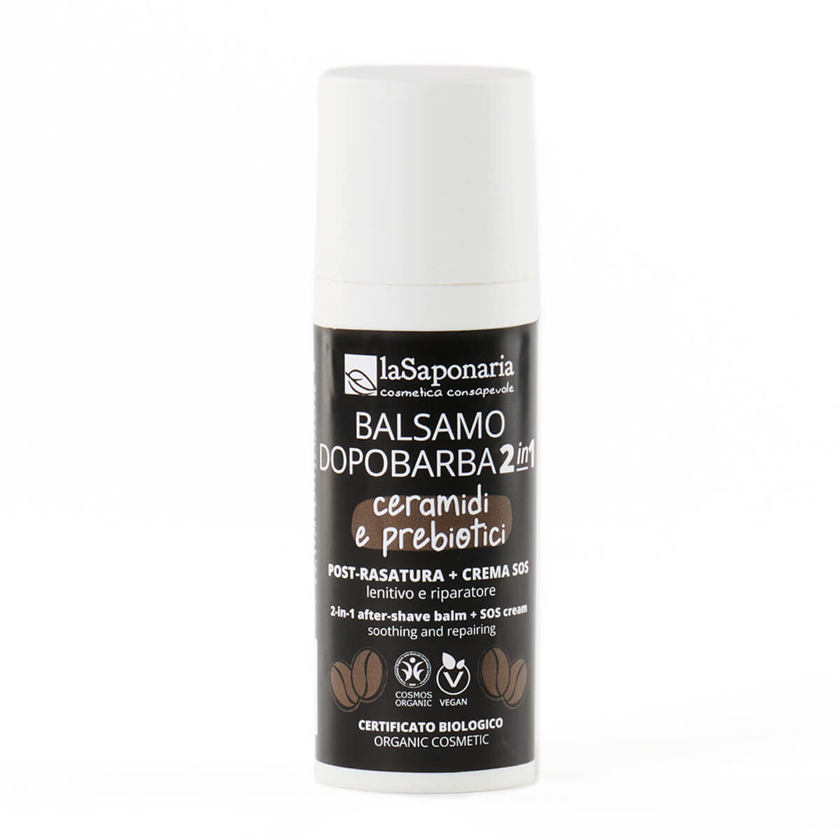 Balsamo dopoarba con prebiotici e ceramidi per lenire e riparare la pelle dopo la rasatura La Saponaria