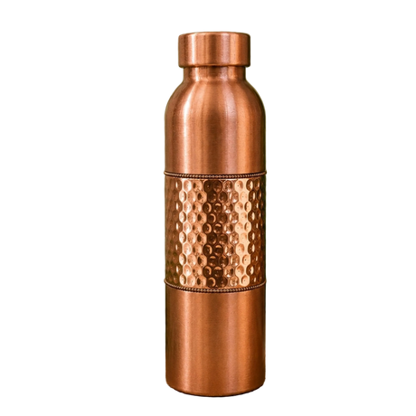 Bottiglia ayurvedica in rame per benessere da 950 ml
