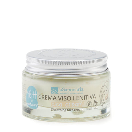 crema viso che lenisce il viso e la pelle secca con una superidratazione